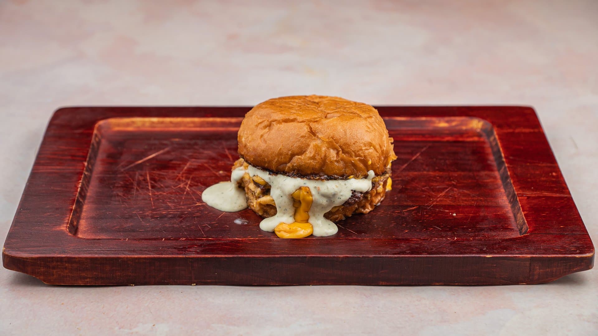 SPICY single burger