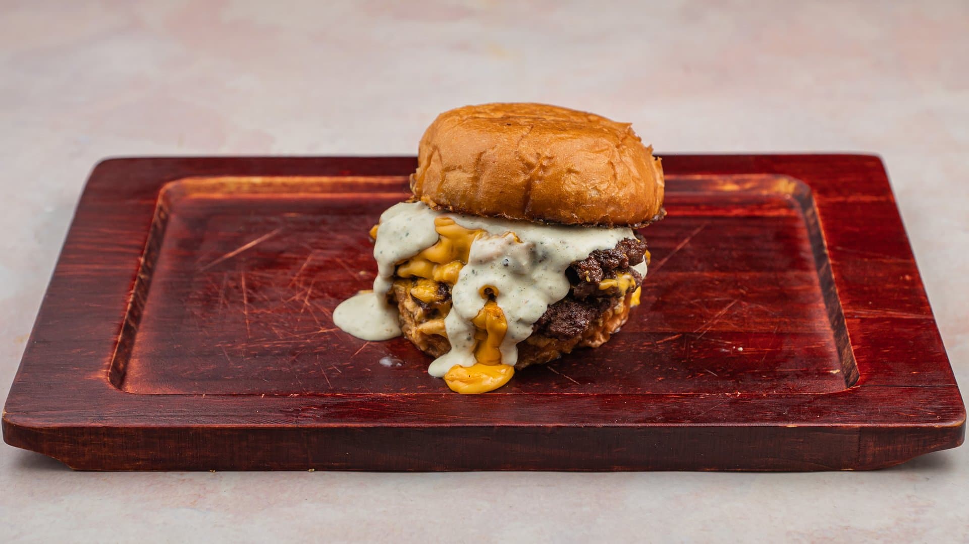 SPICY triple burger